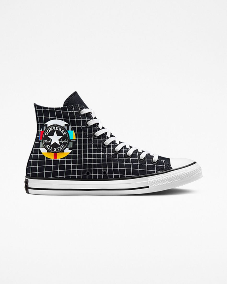 Dámské Boty Vysoké Converse Chuck Taylor All Star Color Grid Bílé Viacfarebný Hnědé | CZ FWOA50